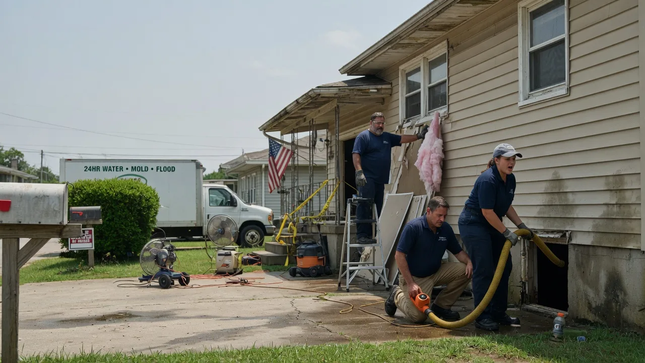 Water Damage Repair in Curryville, PA near me